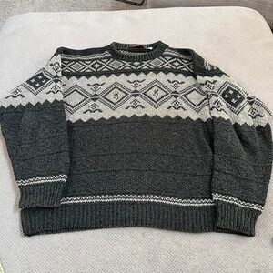 Vintage 1990s browning‎ winter knit sweater Size XL